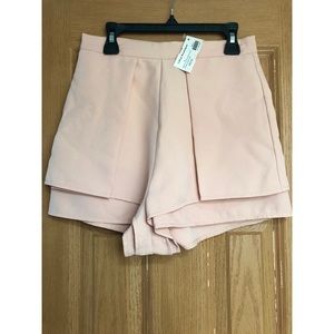 Blush Pink High Waisted Shorts